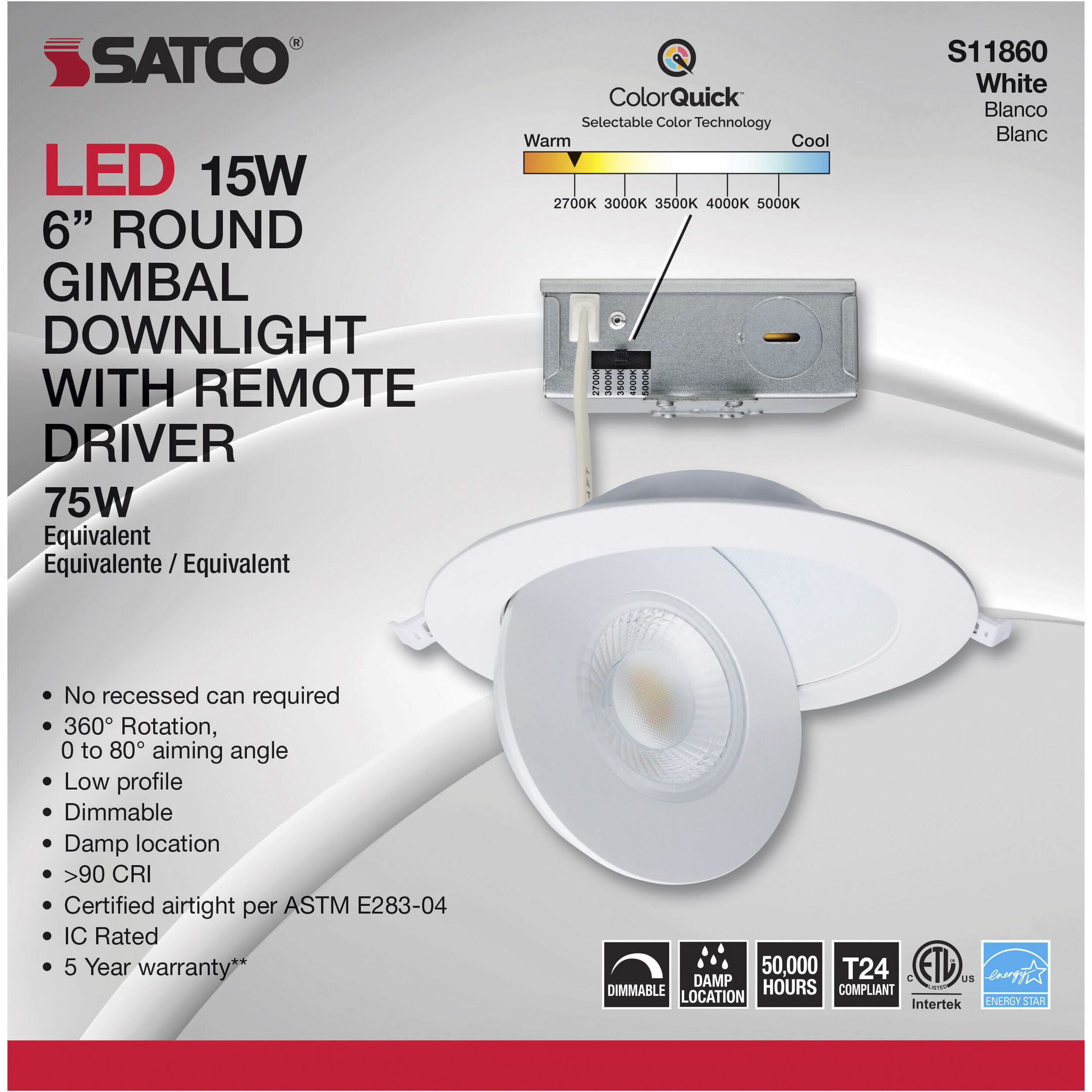 Edgewood Integrated White Recessed