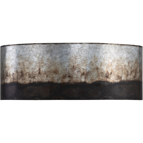 Cannery 2 Light 16 inch Ombre Galvanized Bath Vanity Light Wall Light