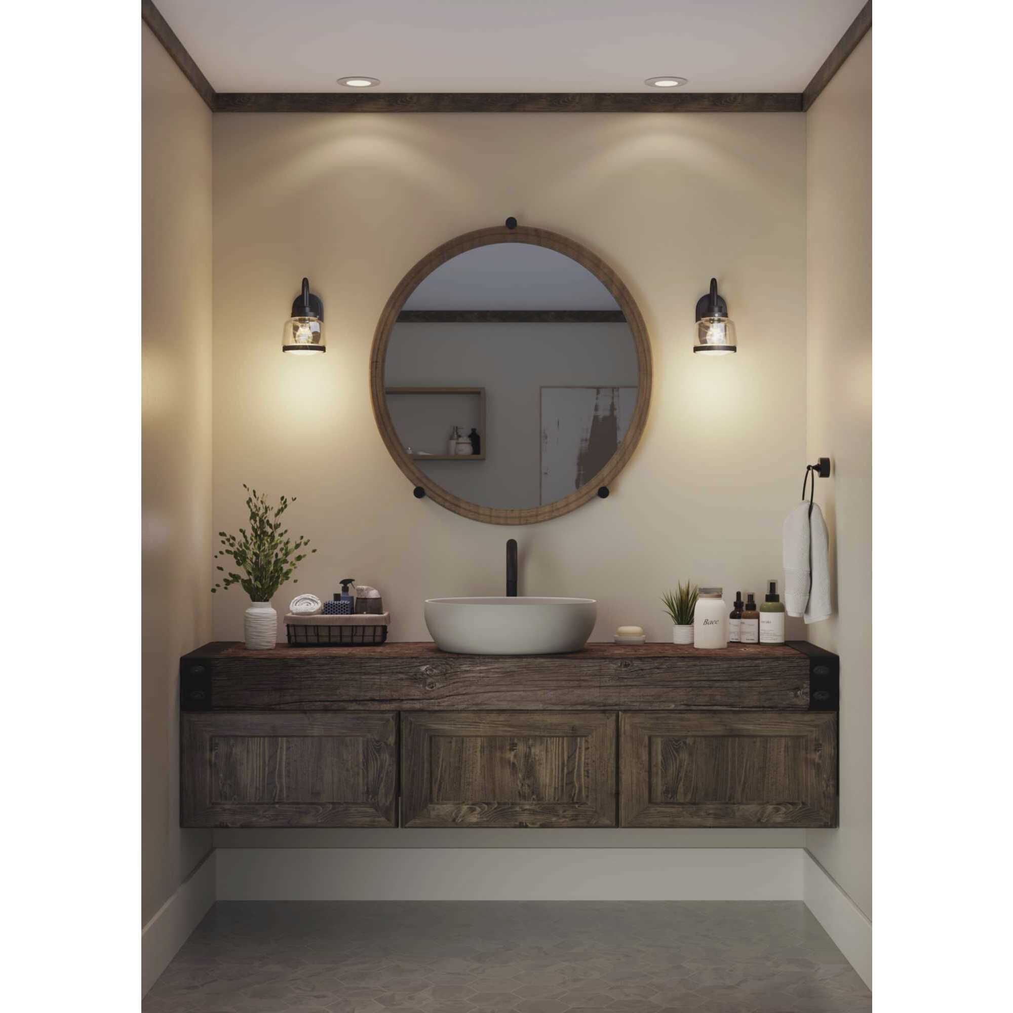 Judson 1 Light 7 inch Antique Bronze Bath Vanity Wall Light