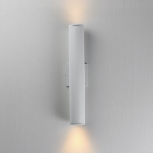 Caldera LED 20.25 inch White Outdoor Wall Mount