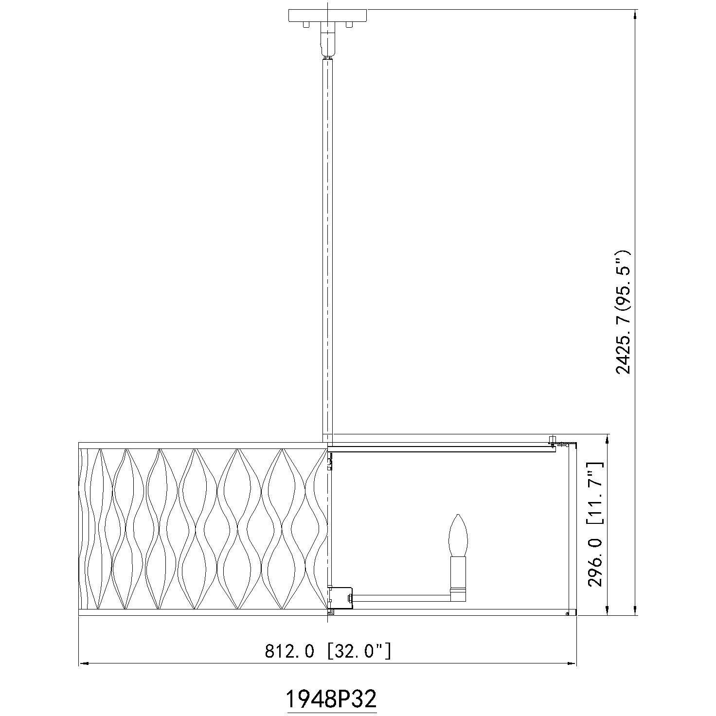 Harden 10 Light 32 inch Modern Gold Pendant Ceiling Light