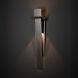 Linea 2 Light 31.3 inch Coastal Burnished Steel Outdoor Wall Sconce