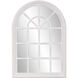 Fenetre 41 X 29 inch White Washed Wall Mirror