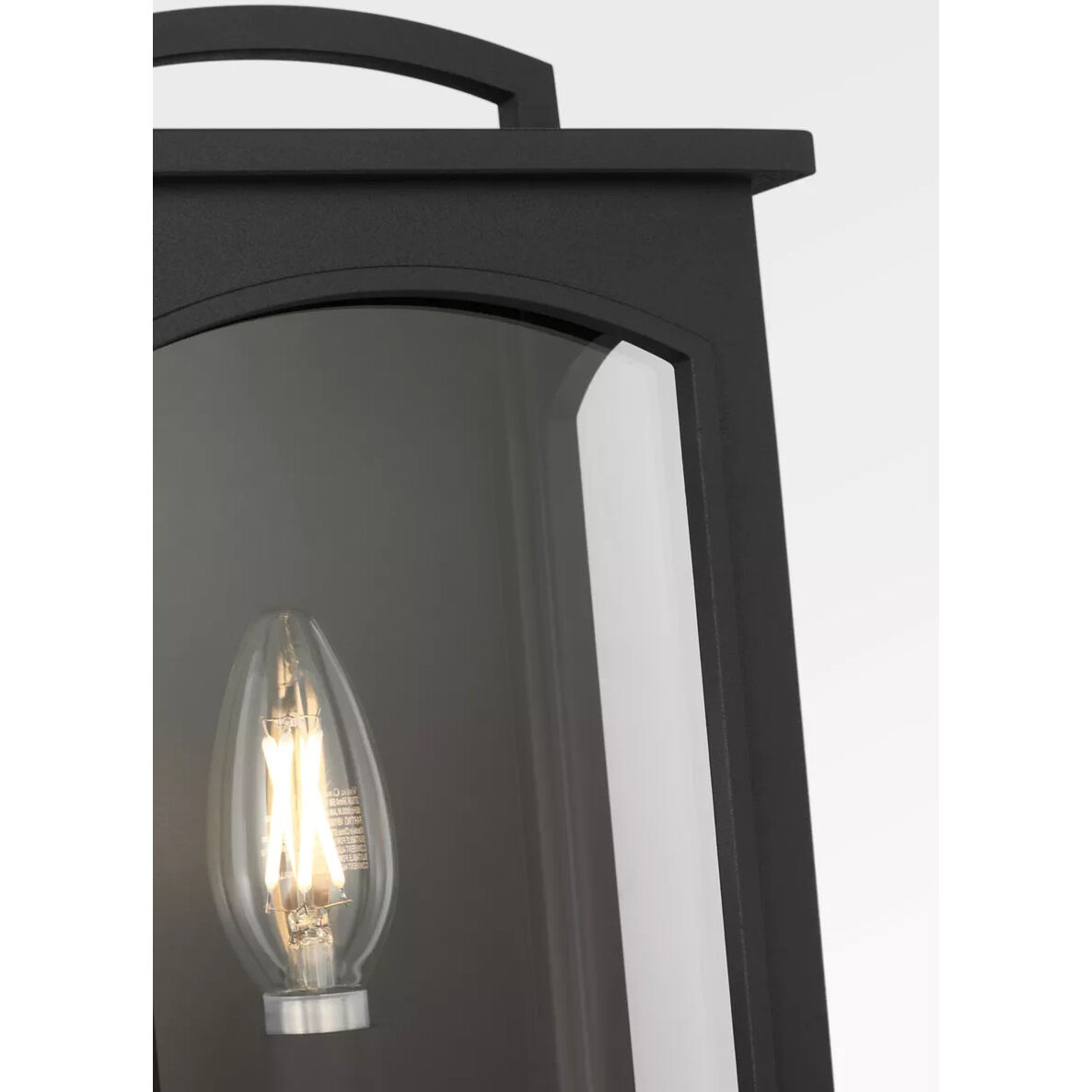 C&M by Chapman & Myers Modesto 1 Light 12.38 inch Textured Black Outdoor Wall Lantern