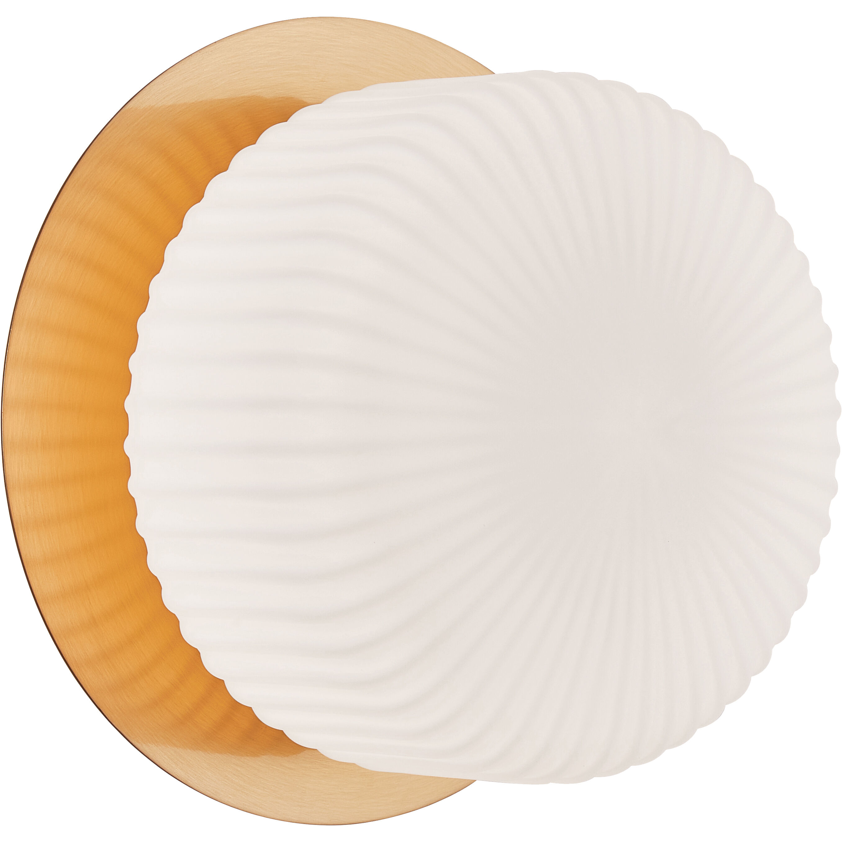 Matteo Lighting Knobbel LED 7.5 inch Aged Gold Brass Wall Sconce Wall Light in Opal S01301AGOP - Open Box