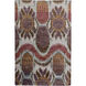 Scarborough 96 X 60 inch Eggplant, Violet, Light Gray Rug