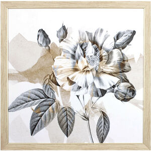 Graceful Garden Neutral and Brown Framed Art