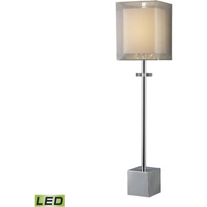 Exeter 30 inch 9.00 watt Chrome Buffet Lamp Portable Light