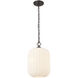 Cabot 1 Light 10 inch Oil Rubbed Bronze Pendant Ceiling Light 