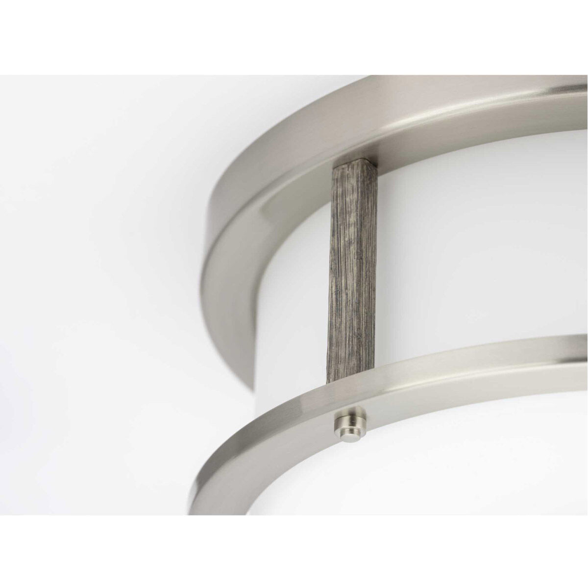 Mast 2 Light 13 inch Brushed Nickel Flush Mount Ceiling Light