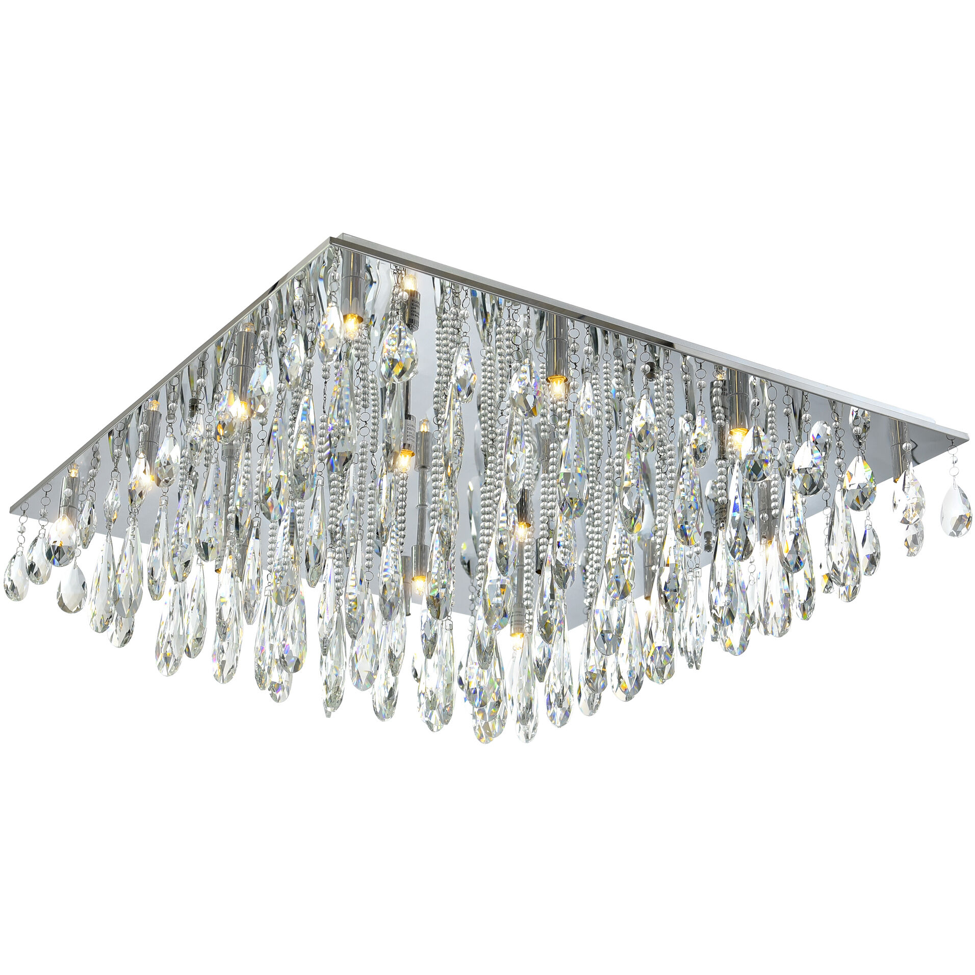 Bianca 20 Light 32 inch Chrome Flush Mount Ceiling Light