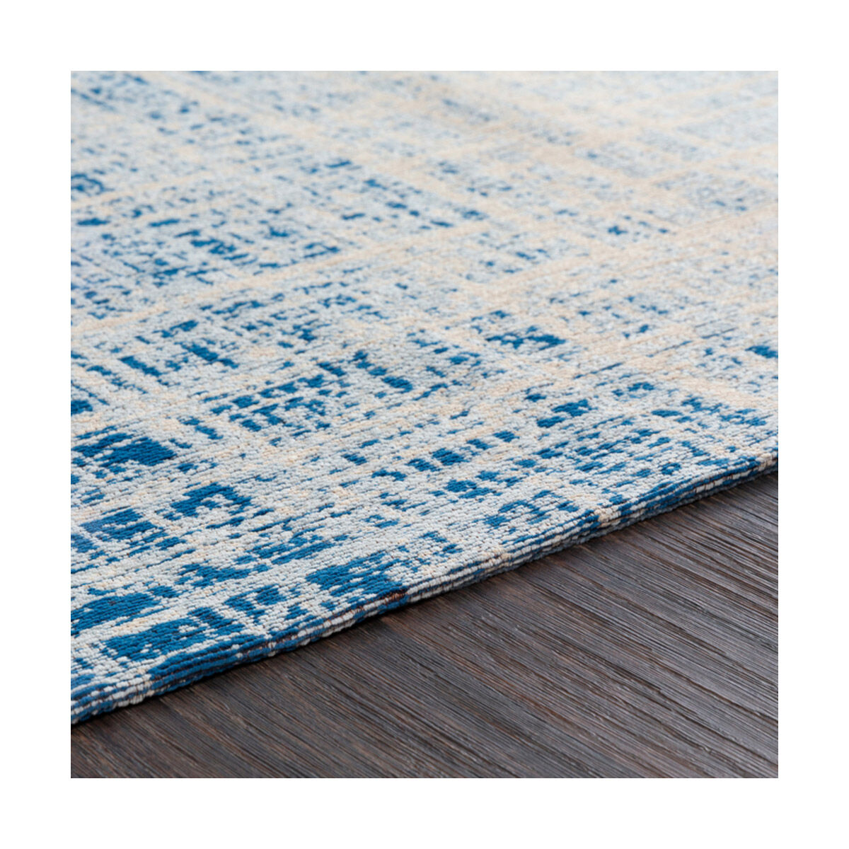 Amsterdam 90 X 60 inch Dark Blue/Pale Blue/Beige/Ink Rugs, Rectangle