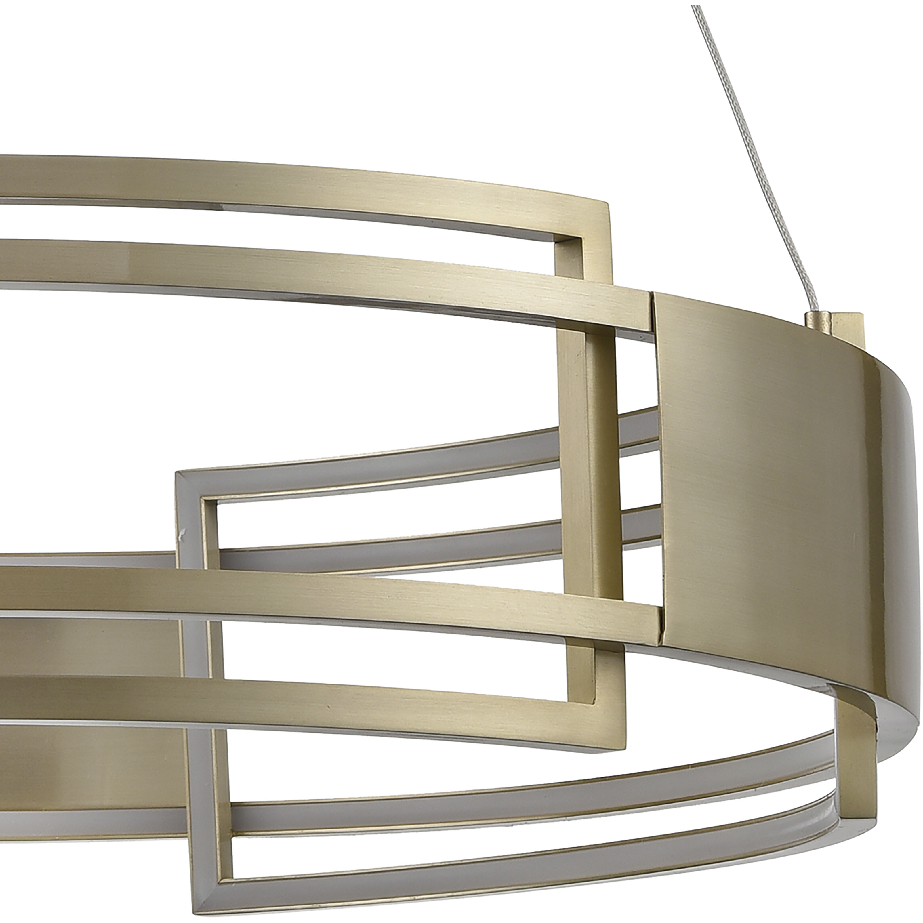 Fashionista LED 24 inch Champagne Gold Chandelier Ceiling Light