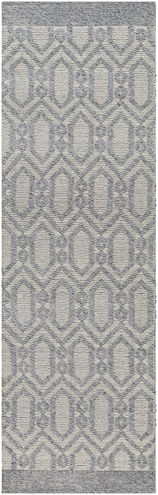 Napoli 96 X 30 inch Gray Rug, Runner