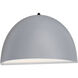 Pathfinder LED 4.5 inch Silver Outdoor Wall Mount