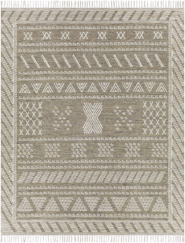 Bedouin 120 X 96 inch Taupe Rug in 8 x 10, Rectangle