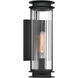 Vessaro 1 Light 17 inch Sand Coal Black Outdoor Wall Sconce