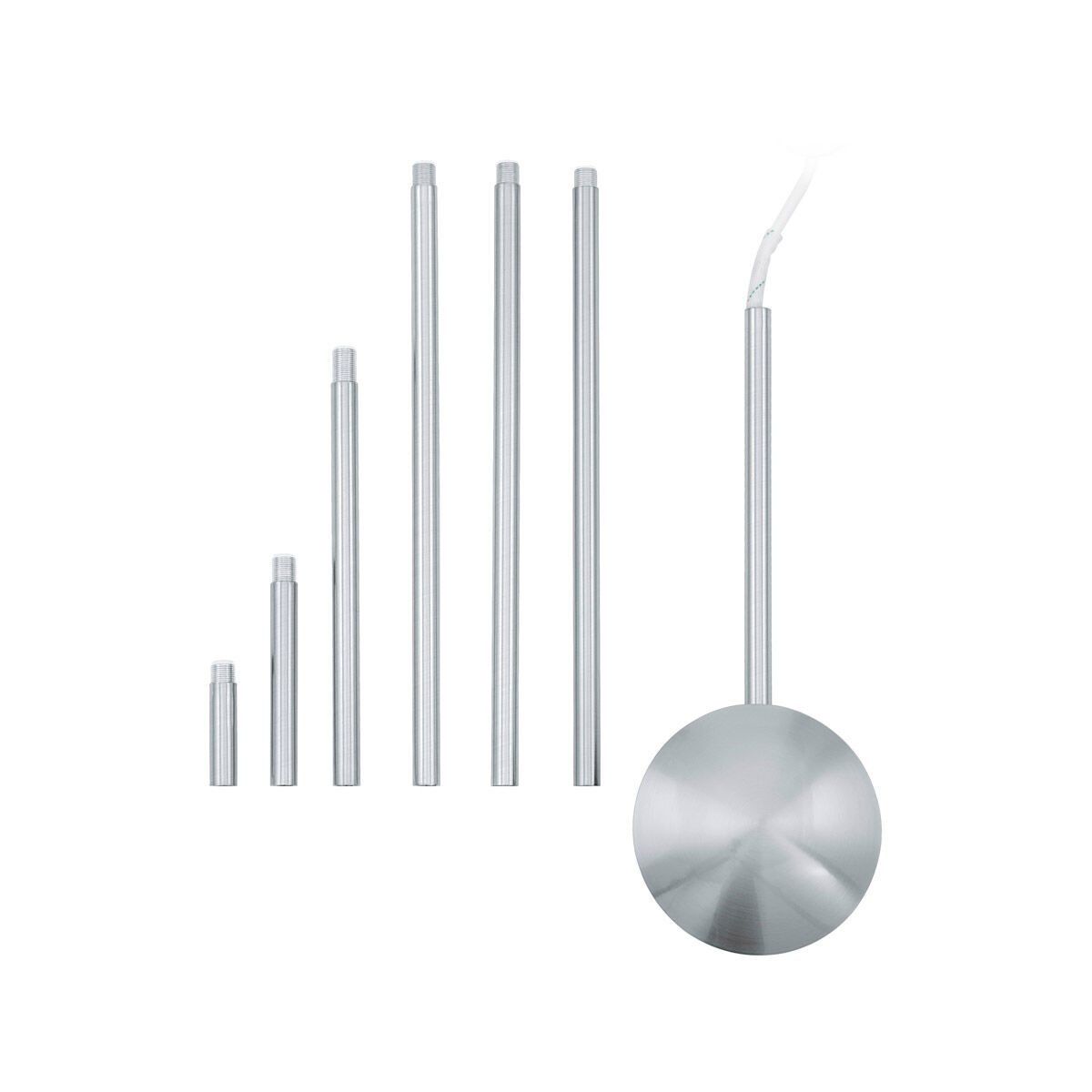 Accessories Chrome Electrical Box Extension, 62 inch Total (Various Extension Sizes)