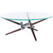 Crux 36 inch Soft Gold Coffee Table