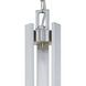 Pendenza 3 Light 20 inch Brushed Nickel Chandelier Ceiling Light