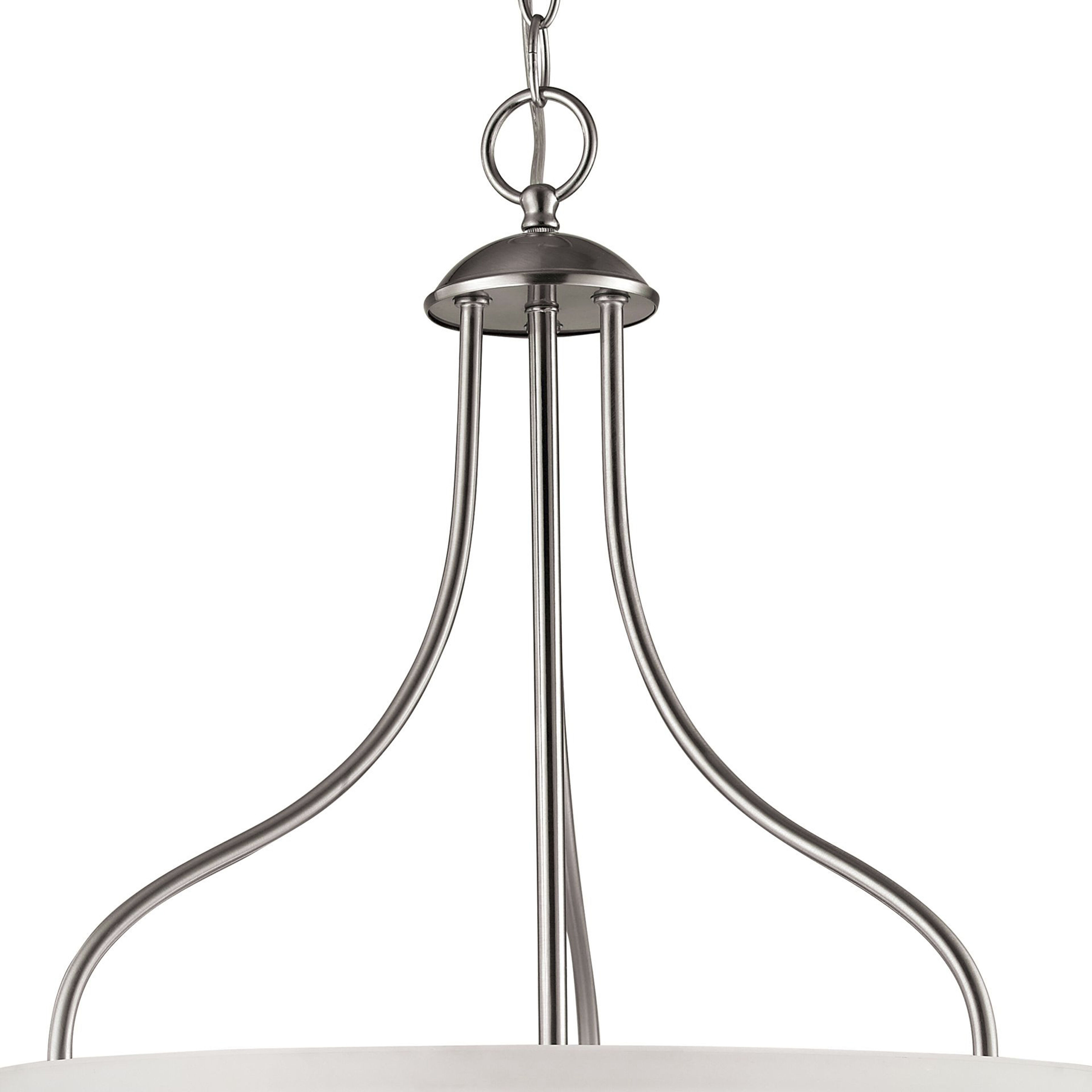 Conway 3 Light 18 inch Brushed Nickel Pendant Ceiling Light