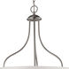 Conway 3 Light 18 inch Brushed Nickel Pendant Ceiling Light