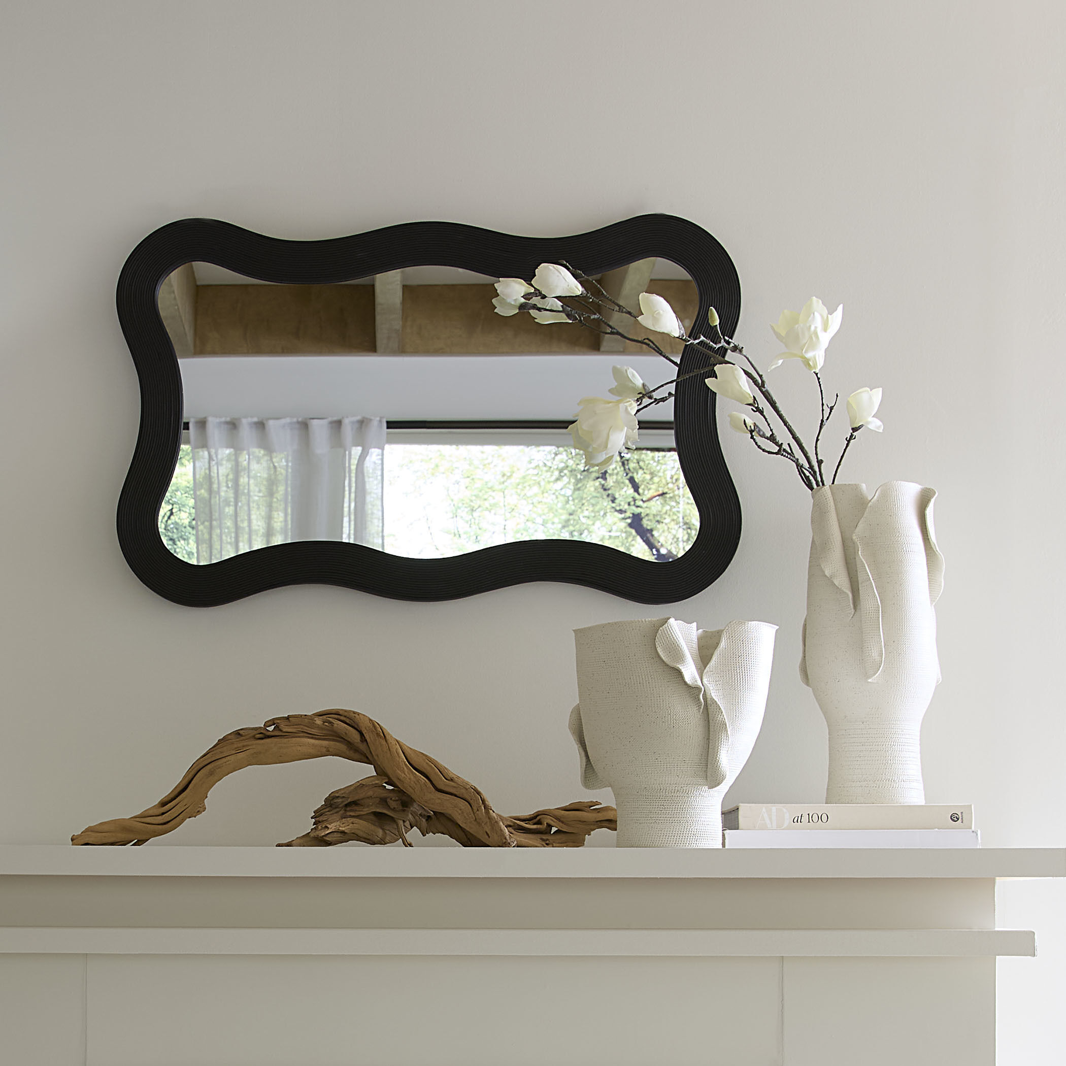 Torn 13 X 12 inch Vessel