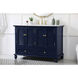 Rhodes 48 X 22 X 35 inch Blue Vanity Sink Set