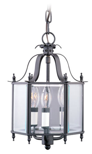 Livingston 3 Light 10 inch Bronze Convertible Mini Pendant/Ceiling Mount Ceiling Light