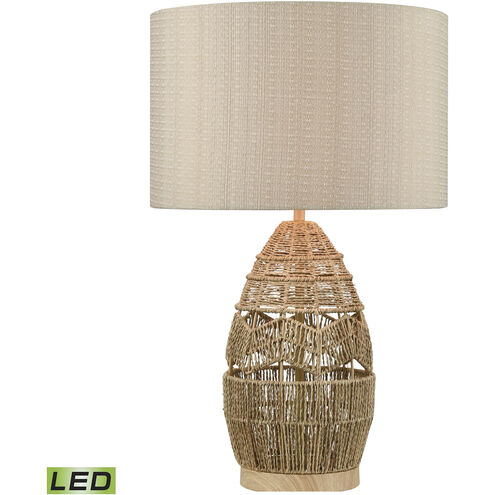 Husk 25 inch 100.00 watt Natural Table Lamp Portable Light