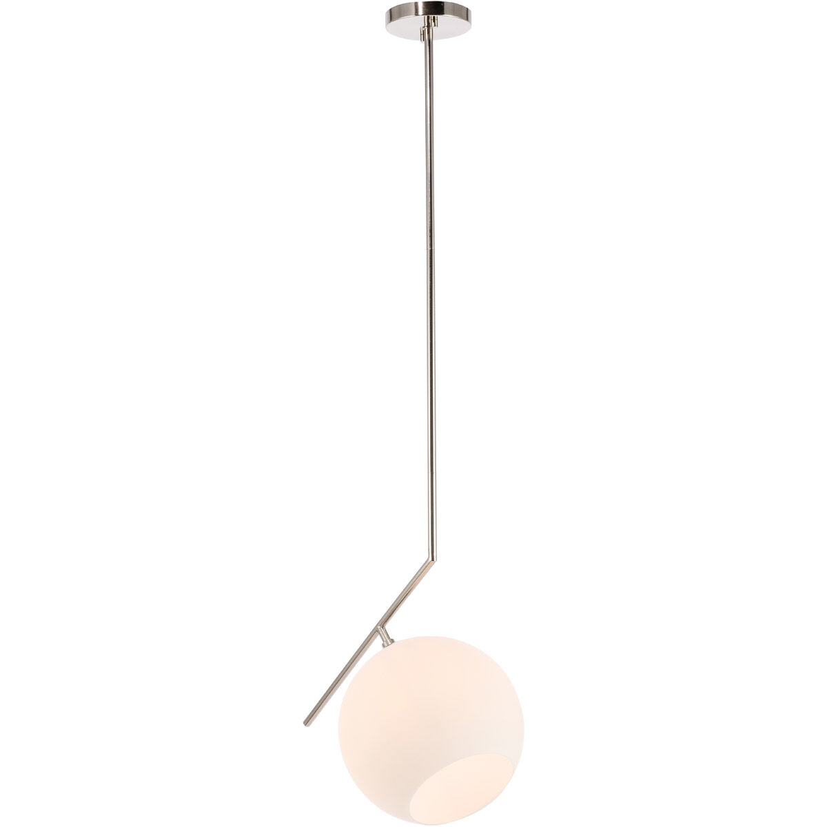 Monroe 1 Light 10 inch Chrome Pendant Ceiling Light