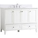 Sommerville 48 X 22 X 34 inch White Vanity Sink Set