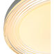 Ondulada LED 19.75 inch Sand White Flush Mount Ceiling Light in Smoky Acrylic