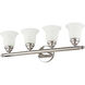 Neptune 4 Light 24 inch Polished Chrome Bath Vanity Wall Light
