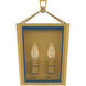 Herrick 2 Light 7.75 inch Luxe Gold and Navy Sconce Wall Light