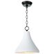 Billie 1 Light 10.5 inch White Pendant Ceiling Light, Small