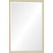 Armelle 36 X 24 inch Light Brown Wall Mirror