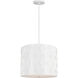 kate spade new york Dottie 3 Light 20.25 inch Matte White Pendant Ceiling Light