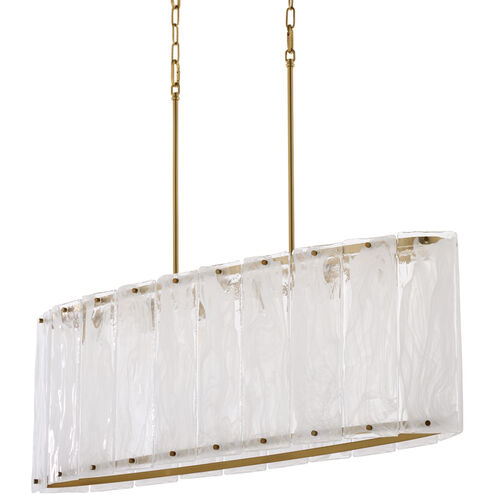 Prestige 6 Light 9 inch Aged Brass Pendant Ceiling Light