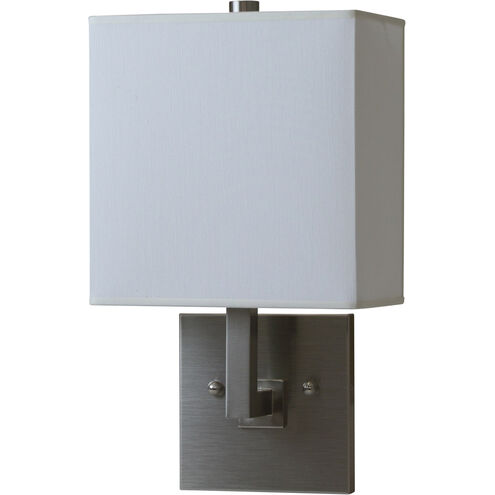 Wall Sconce 1 Light 7 inch Satin Nickel ADA Wall Lamp Wall Light