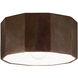 Radiance Collection 1 Light 12.25 inch Carrara Marble Flush-Mount Ceiling Light
