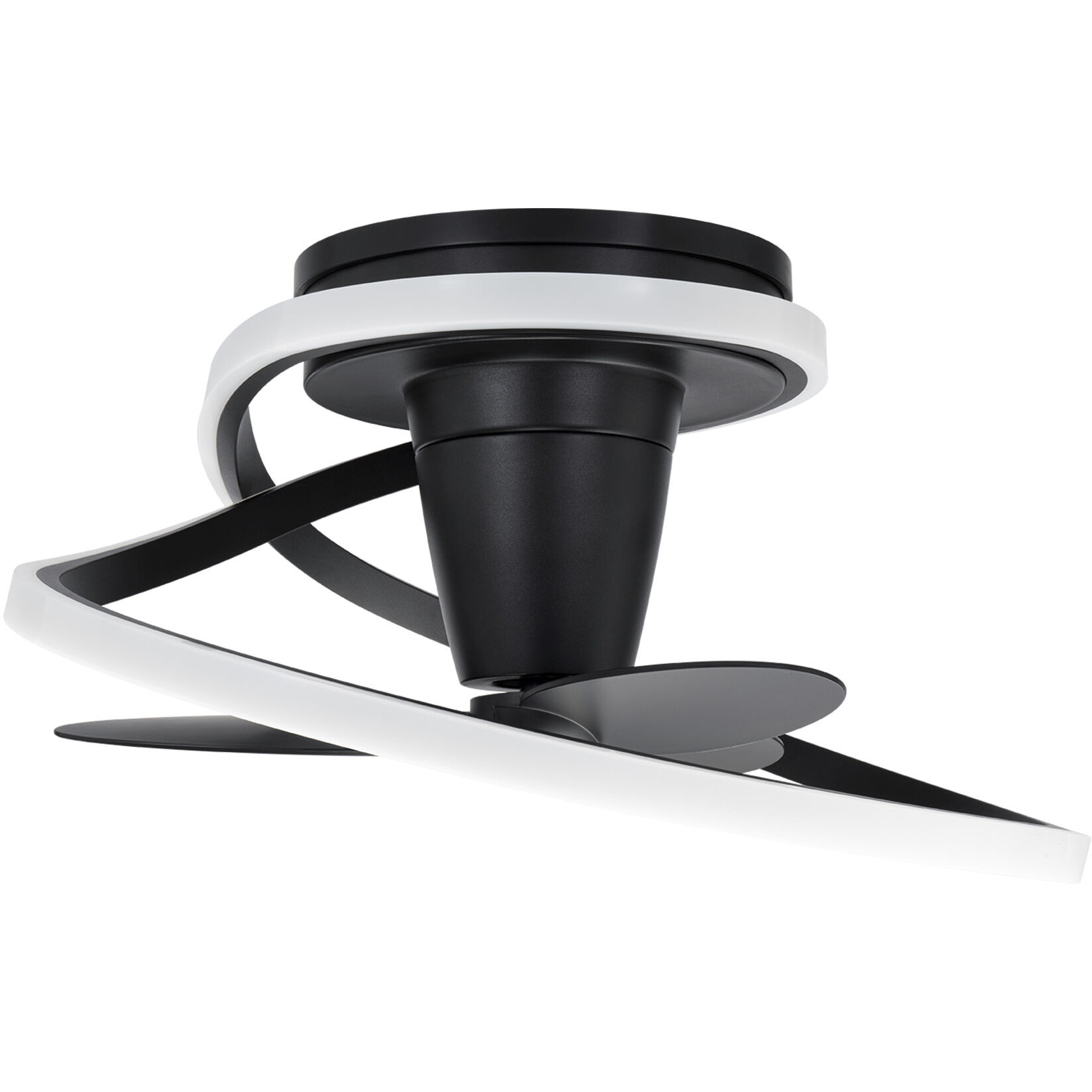 Veloce 28 inch Black Fandelier