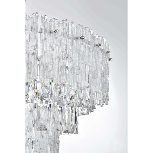 Emilia 8 Light 25 inch Chrome Flush Mount Ceiling Light