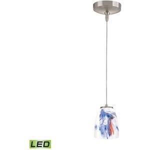 Low Voltage LED 5 inch Chrome with Multicolor and White Mini Pendant Ceiling Light
