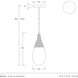 Giselle 1 Light 5 inch Antique Brass Pendant Ceiling Light