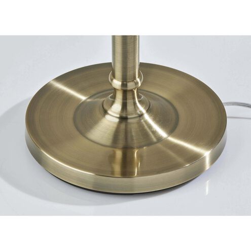 Barton 25 inch 100.00 watt Antique Brass Table Lamp Portable Light