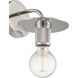 Central 1 Light 6 inch Polished Nickel Wall Sconce Wall Light