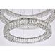 Monroe 3 Light 41 inch Chrome Chandelier Ceiling Light 