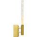 Greta LED 4.3 inch Brass Wall Light