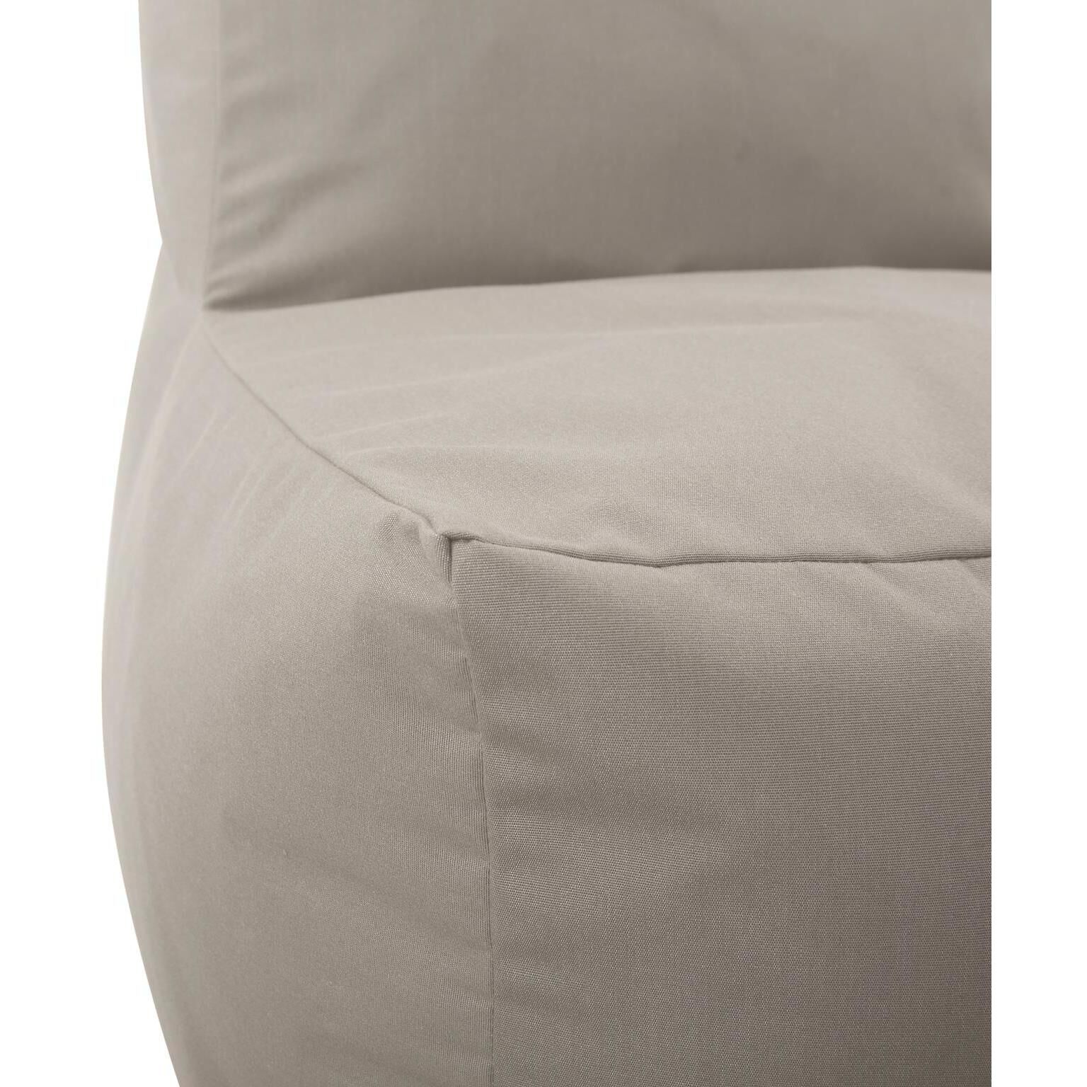 Seascape Sand Outdoor Pouf Chair Cover